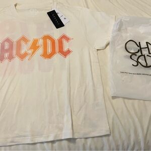 AC/DC women’s T-shirt – brand chaser – size small – brand new with tags